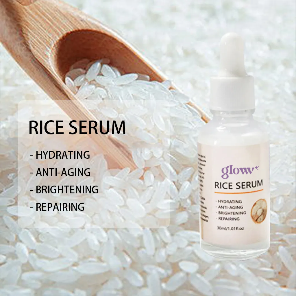 Rice Facial Essence 30ml: Deep Hydration, Brightening - Gloww Beauty