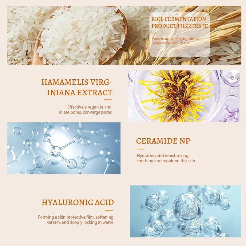 Rice Facial Essence 30ml: Deep Hydration, Brightening - Gloww Beauty