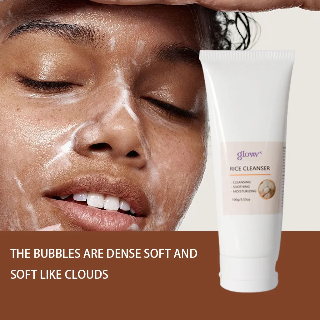 Rice Amino Acid Facial Cleanser: Skin's Choice for Freshness and Softness
