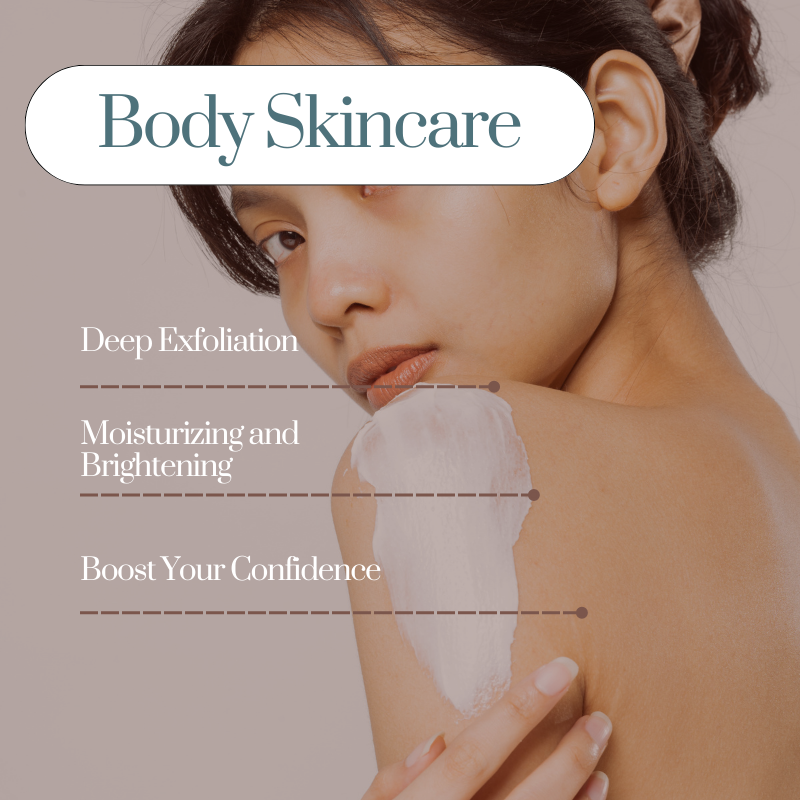 [Body Skincare] Exfoliate, moisturize, and brighten-experience every product firsthand with Gloww Beauty.