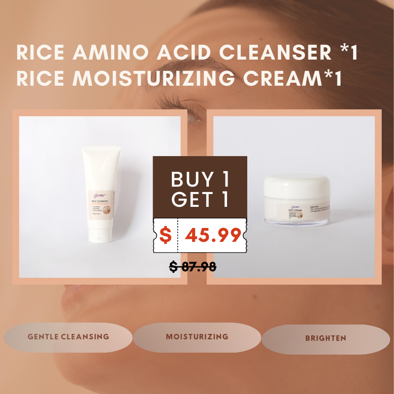[Buy 1 Get 1 Free🎉] Rice Skincare Collection: Cleanse, Hydrate, Brighten | Reveal Your True Beauty - Gloww Beauty ✨