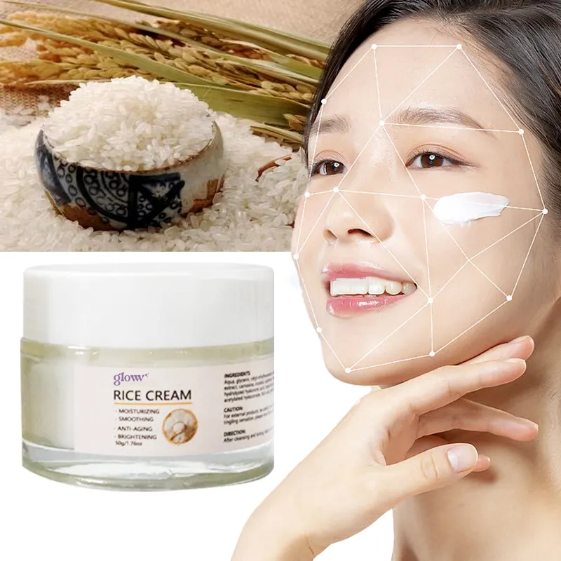 Rice Moisturizing Cream 50g - Hydration and Brightening, Your Skincare Essential - GLoww Beauty